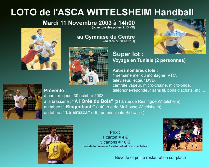 Loto de l'ASCA 2003